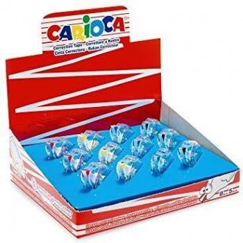 CARIOCA CORRECTOR TAPE | 40151 - Set Corrector de Cinta, 8m x 5mm, 12 Unidades