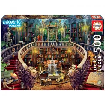 EDUCA BORRAS PUZZLE EDUCA 500 PIEZAS BIBLIOTECA ENIGMATIC 33x23x4 cm