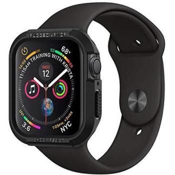 Spigen Rugged Armor Compatible con Apple Watch Funda para 44 mm Serie 5 / Serie 4 - Negro