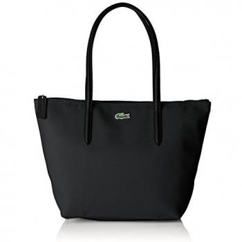 Lacoste L.12.12 Concept Small Black Shoulder Tote Bag