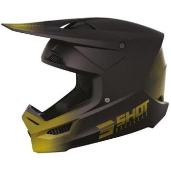 Casco de motocross Shot Race Gear Mips® Dorado Gold Matt MD
