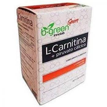 B.Green de Laboratorios Lebudit: L-Carnitina y Piruvato Cálcico en 40 Cápsulas
