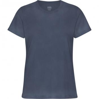 Women's Light Organic Neptune Blue T-Shirt by Colorful Standard