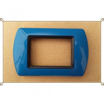 Placa de ABS Turquesa Compatible con Serie Living International - 4 Foros