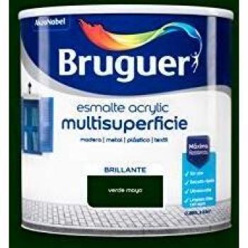 Bruguer Acrylic Multisuperficie Esmalte al agua Brillante Verde Mayo 250 ml