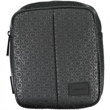 Calvin Klein Eco-Friendly Black Rubberized Messenger Bag
