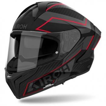 Casco Integral Airoh Matryx Sentinel Rojo Mate Talla L
