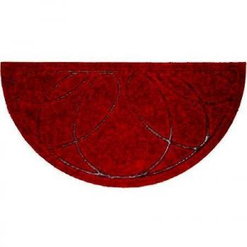 Zerbino Derby Mezzaluna 40x75 con fondo de PVC y diseño semicircular