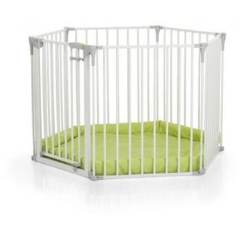 Hauck Baby Park - Parque infantil, color blanco y lima