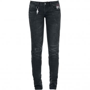 AC/DC EMP Signature Collection Vaqueros Mujer Negro W32L34