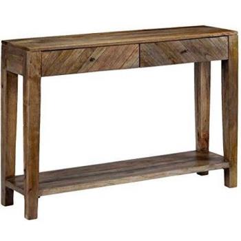 vidaXL Madera Maciza Mesa Consola Mango 118x30x80 cm Salón Comedor Hogar Casa