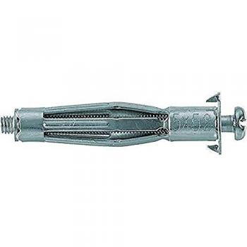 fischer 519769 Taco de Metal, Gris, 4 x 32 Schraube