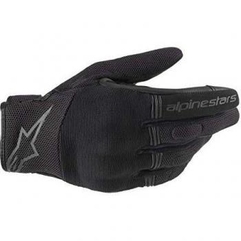 Alpinestars Copper Black Motorcycle Gloves - Lightweight with Knuckle Protection