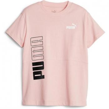 Camiseta Puma Power Colorblock Tee G modelo 676427-63