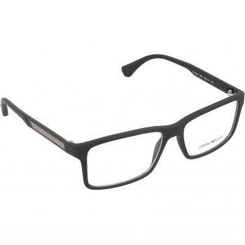 New Original Eyeglasses Emporio Armani EA 3038 5063 Men Black Square