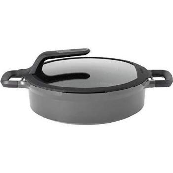 Berghoff 28 cm Grey Non-Stick Cast Aluminum Saute Pan with Two Handles