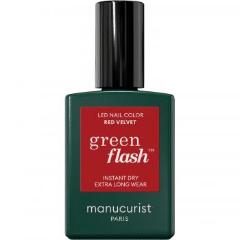 manucurist - GREEN Flash LED Gel Nail Lacquer 15 ml ROUGE Red Velvet