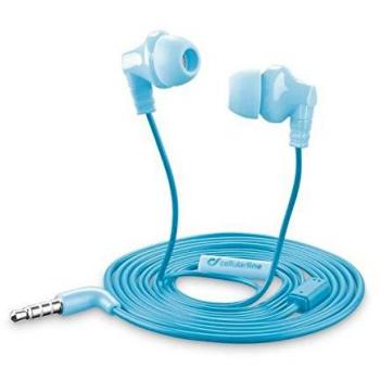 Cellularline CRICKETSMARTB Dentro de oído Binaurale Alámbrico Azul - Auriculares