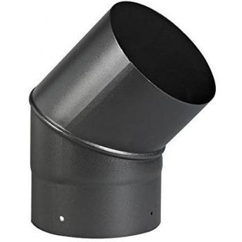 Codo 45° esmalte negro mate D.153 TEN