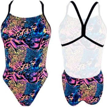 Bañador de natación Turbo Energy Animal-Fluor para mujer en color azul