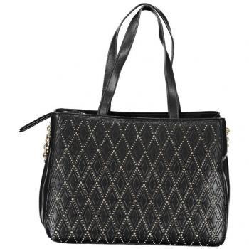 Valentino by Mario Valentino Black Polyethylene Handbag with Chain Strap, Tote Bag, Female, Size: ONE SIZE