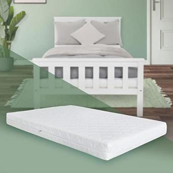 ML-Design Colchón Oeko-Tex Espuma Fría 120 x 200 cm Infantil Juvenil Altura 16 cm Ergonómico Hipoalergénico Ultra Suave Cómodo Transpirable Funda Extraíble Lav