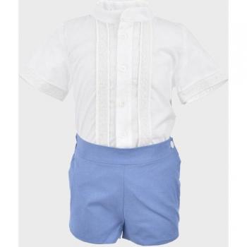 Conjunto de bebé niño azul La Ormiga 1020121401