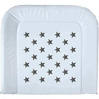 Bebe-jou 680.237 Wickelauflage 2K Silver Stars, Stars, Grandes 80 x 75 x 7 cm