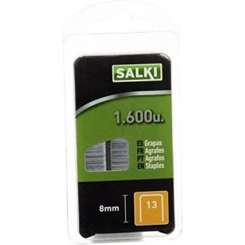 Salki 86801308 Grapa 13/08 mm para Tapizar, Metal, L