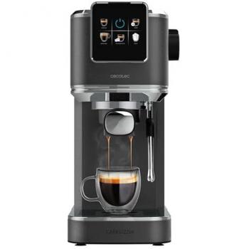 Cafetera Express Cecotec Cafelizzia ColdBrew 20 Bares con Pantalla Táctil, Vaporizador y Calentatazas, Depósito de Agua Extraíble de 1.5L