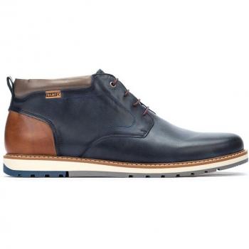 Pikolinos bota de piel berna M8J-8181XL para hombre - Botas XL de piel con plantilla extraíble