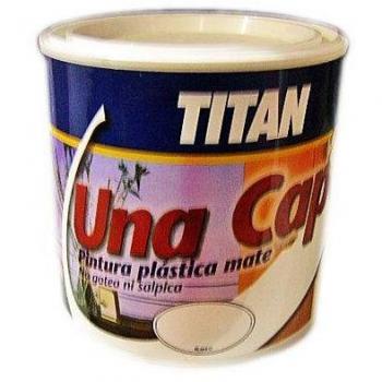Titan - Pintura Plástica Interior 1 Capa Blanco Titan 750