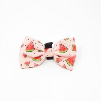 Pajarita CandyPet Watermelon - Moño con Cierre de Velcro para Collar o Arnés - A Juego con Arnés, Collar y Correa