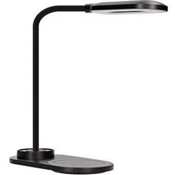 Cargador inalámbrico lámpara Ksix, 10W, Tecnología Qi, Fast Charge
