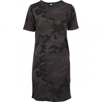 Urban Classics Women's Dark Camo Tee Dress - Medium Length - XS to XL