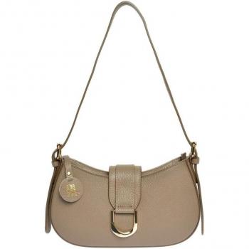 Bolso de piel bicolor con asa superior Anna Luchini