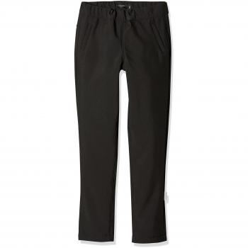 NAME IT Nitalfa Softshell Slim Pant Black Nmt Fo, Pantalones Impermeable para Niños, Negro