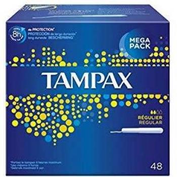 Tampax Regular Classic Tampons 48 Count