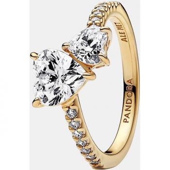 Anillo Pandora Timeless Corazón Doble Brillante con circonitas - 161198C01