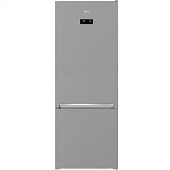 Beko RCNE560E40ZXBN Nevera con congelador, NoFrost, Smooth Fit, 3 cajones de congelación, HarvestFresh, Everfresh+, alto x ancho x profundo: 192 x 70,4 x 74,8 cm