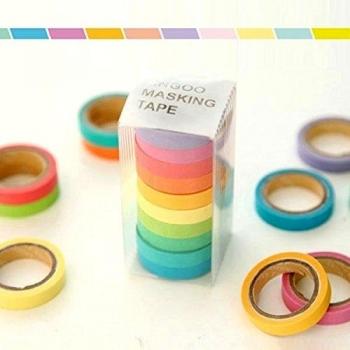 10 x Rollos de Washi Tape Aarco Iiris