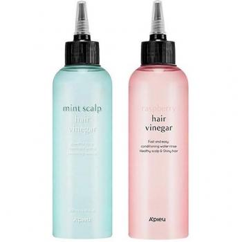 A'PIEU Mint Scalp Care Set (Includes Mint Scalp Hair Vinegar 200ml and Mint Scalp Soothing Serum 200ml for Oily and Sensitive Scalp Care)