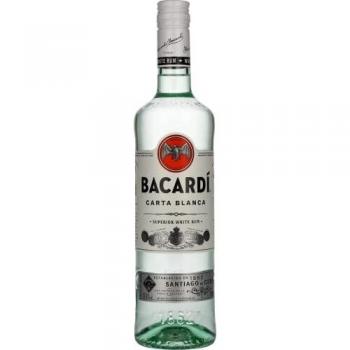 Bacardi Carta Blanca White Rum 37.5% 0.7L