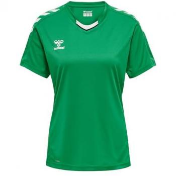 Camiseta de Manga Corta Hummel Core XK Poly para Mujer, Transpirable, de Secado Rápido