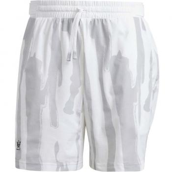 Adidas New York Printed Shorts para Hombre - Blanco/Gris Claro, XXL