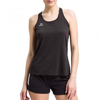 Erima Squad Women's Sleeveless T-Shirt Black / Slate Grey 36