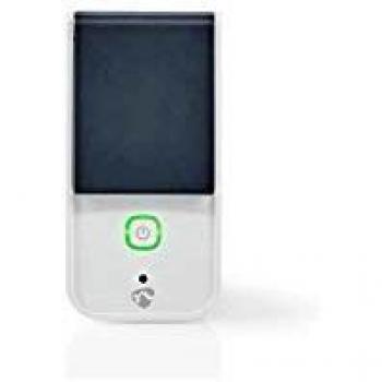 Enchufe Inteligente Wi-Fi Nedis WIFIPO120EWT IP44 con Medidor de Consumo 3680W Tipo E (Francia)