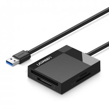 UGREEN SD Card Reader 4-IN-1 USB 3.0 to SD CF TF MS Card Adapter PC SD Reader 5Gbps Hight Speed Camera Memory Cards for CF, SDHC, SDXC, Micro SD, Micro SDXC, Micro SDHC, MMC