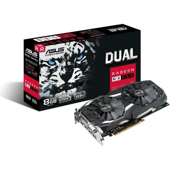 ASUS DUAL-RX580-8G Radeon RX 580 8GB GDDR5 - Tarjeta Gráfica