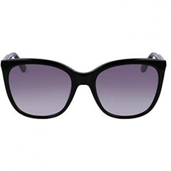 Calvin Klein CK23500S Women's Unisex Butterfly Sunglasses Black Full-Rim Plastic